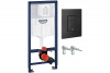 Инсталляция GROHE RAPID SL 38.811.KF0 (квадрат) Solido с черной панелью смыва