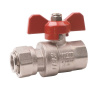 VERS50 Кран шаровой прямой с накидной гайкой 1/2" (112/14шт)