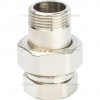 SFT-0041-000012, STOUT Разъемное соединение АМЕРИКАНКА ВН НИКЕЛЬ 1/2", уплотнение под гайкой o-rin