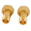 Американка для счетчиков 3/4"г х 1/2"ш латунная (1пара)