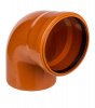 Flextron канализ. отвод  Ø160 х 90° РЫЖИЙ (6)