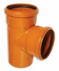 Flextron Тройник 110 х 110  90°  РЫЖИЙ (10)