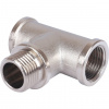 SFT-0065-121212, STOUT тройник никелированный 1/2" г/ш/г