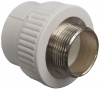 Муфта переходная с наружной резьбой  20 x 1/2" (150/30) (Valfex) БЕЛАЯ