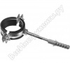 Хомут с дюбелем 11/2" (48-53), гайка М8 и шпилька 8х80 (100шт)