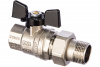 Кран Bugatti Oregon 3/4" с американкой, ручка-бабочка