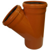Flextron Тройник 160 х 160  45°  РЫЖИЙ (1)