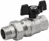 ELSEN кран шаровый 3/4" с американкой, бабочка