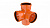 Flextron крестовина двухпл.110/110/110 90° РЫЖАЯ (8/1)