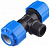 Тройник ПНД компр. переходной с наружной резьбой 20-1/2"-20  (100/25) VALFEX