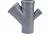 Крестовина 110/110/50 х 45° вн.канализ. (15) VALFEX
