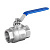 Кран шаровый из нержавеющей стали 1000 WOG 3/4" г/г, ручка-рычаг (2)