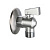 VER33 Угл. кран 1/2" х 1/2" мат. ЛАТУНЬ "VIEIR" (80шт) VER33
