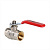 Кран шаровый Valtec BASE 1/2" вн/вн, рычаг (14шт)