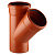 Flextron Тройник 110 х 110  45°  РЫЖИЙ (7)