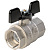 SVB-0002-000020, Stout кран шаровый 3/4" ВН ВН, бабочка