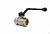 Кран шаровый латунный LD Pride 1/2" г/г, ручка-рычаг