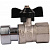 SVB-0009-002025, STOUT кран с накидной гайкой 1" х 3/4" ВН, бабочка