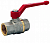 Кран шаровый латунный Danfoss 1/2" г/г, ручка-рычаг
