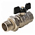 SVB-0007-000015, Stout кран шаровый 1/2" с американкой, бабочка